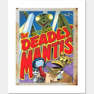 Mystery Science Rusty Barn Sign 3000 - The Deadly Mantis Posters and Art